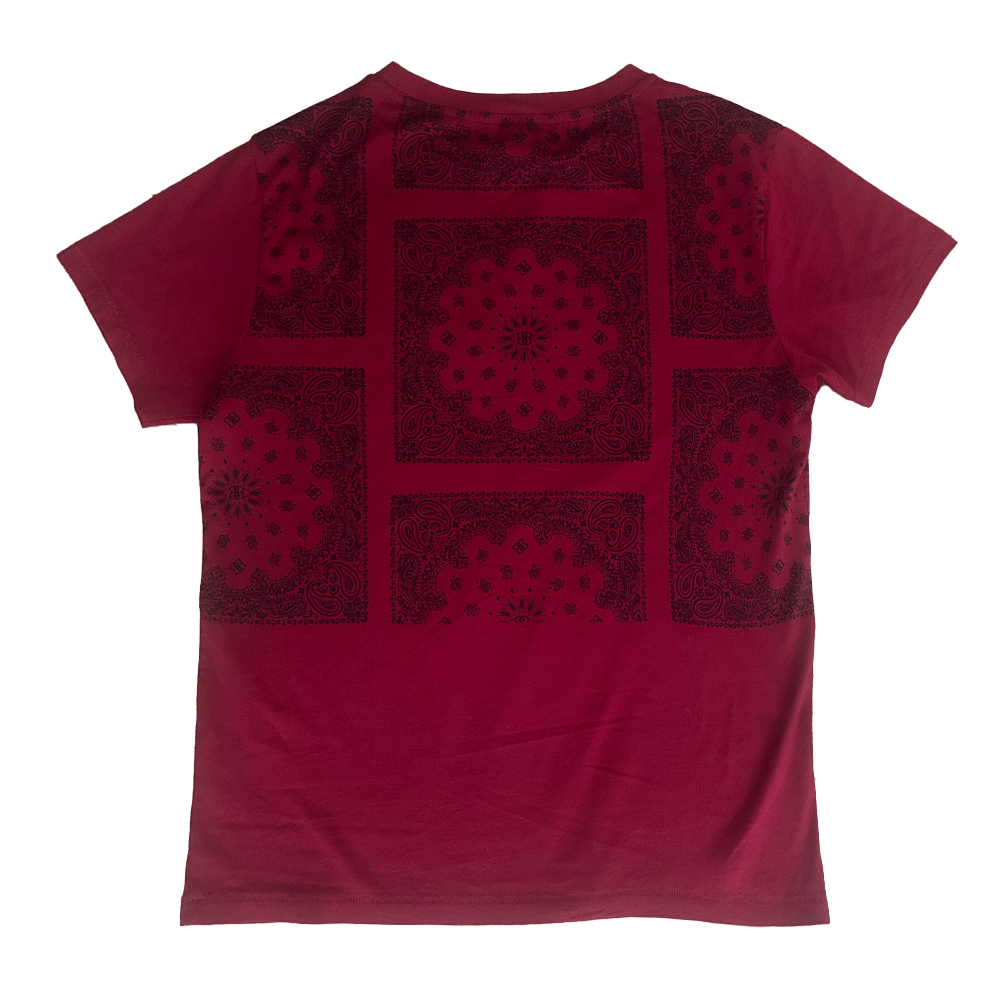BANDANA TEE DARK RED