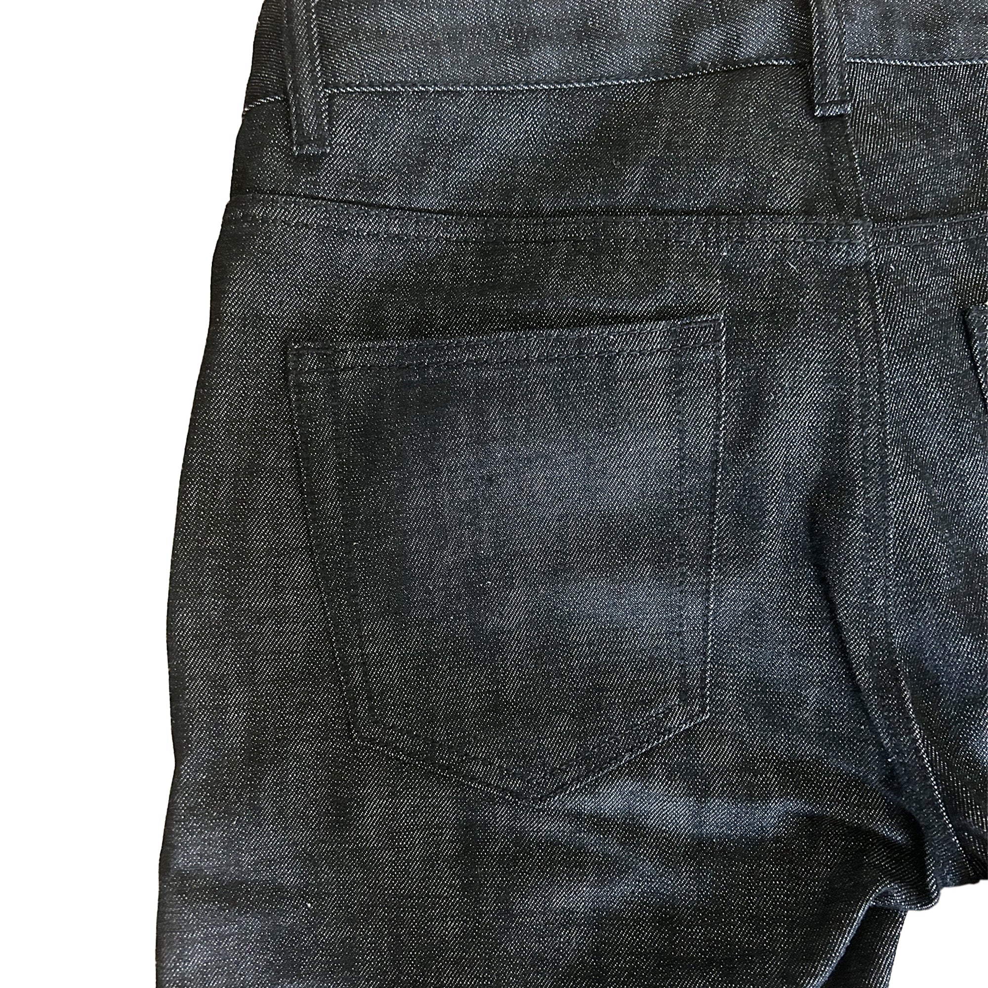 JAPANESE SELVEDGE DENIM STONE BLACK